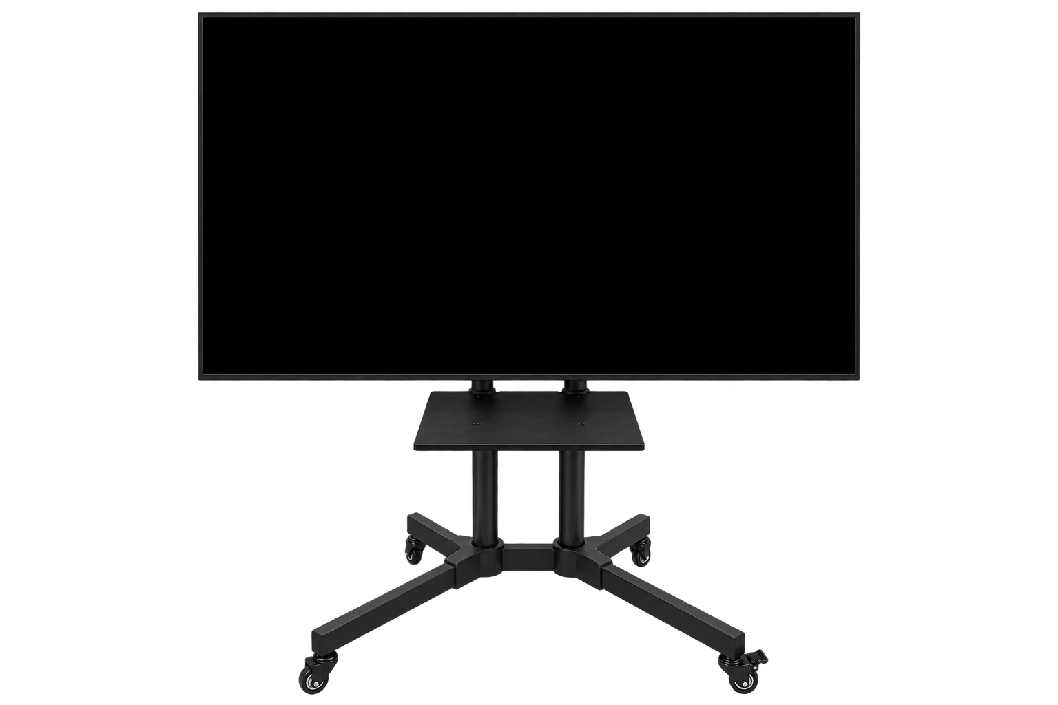 Display mit Standfuß beziehungsweise Rollständer zur Miete bei IT-Evolution